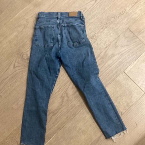 Citizens of Humanity Olivia blue jeans size 25 skinny raw hem - Picture 3 of 5